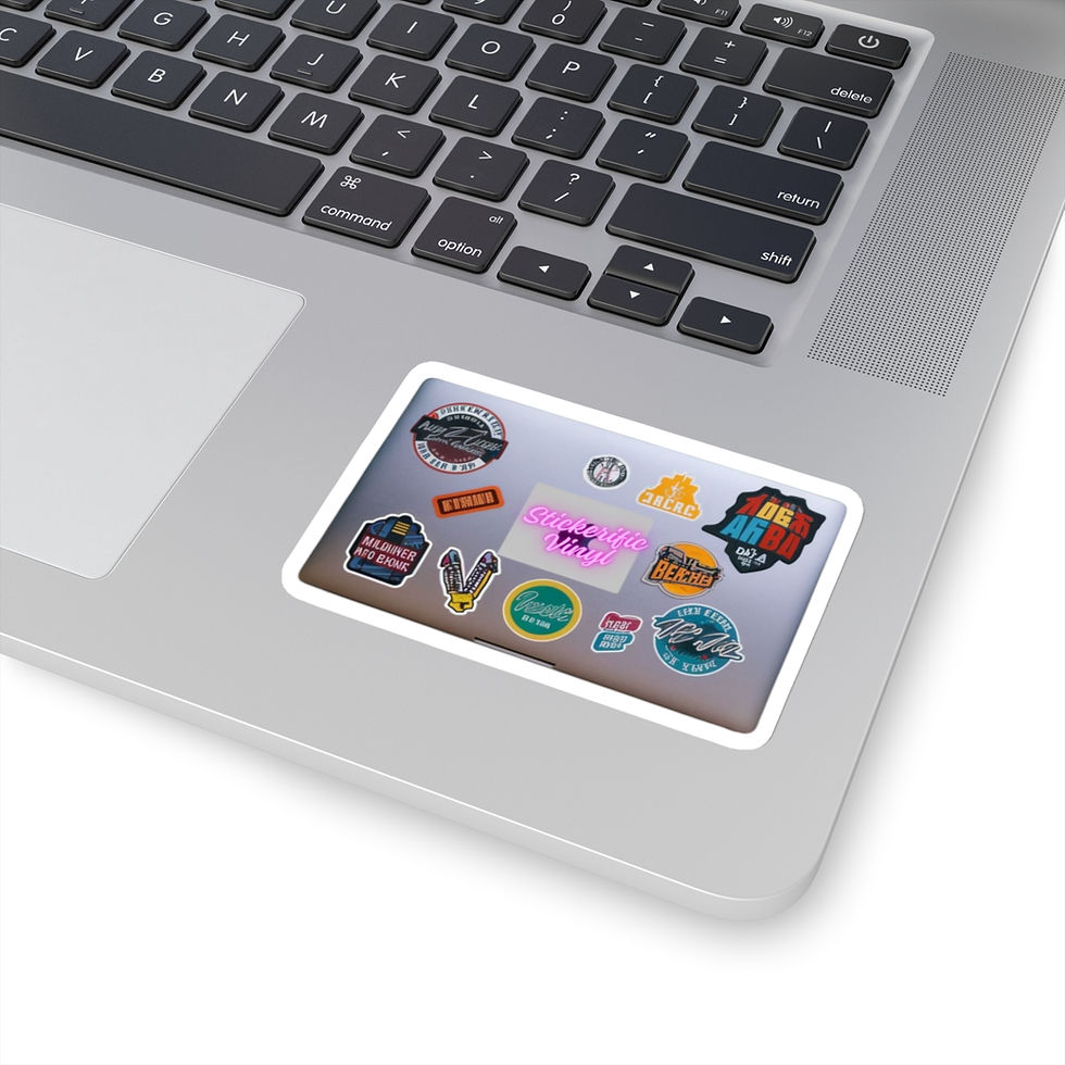 Thumbnail: Funny Laptop Vinyl Stickers, Laptop covered with stickers, Diary, Journal #2