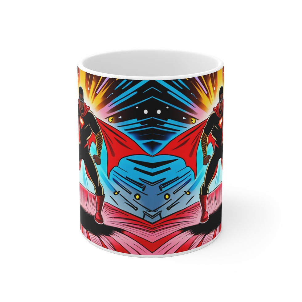 Thumbnail: My Mini Super Teenagers Fantasy Art #12 Ceramic Mug 11oz Unique Artwork