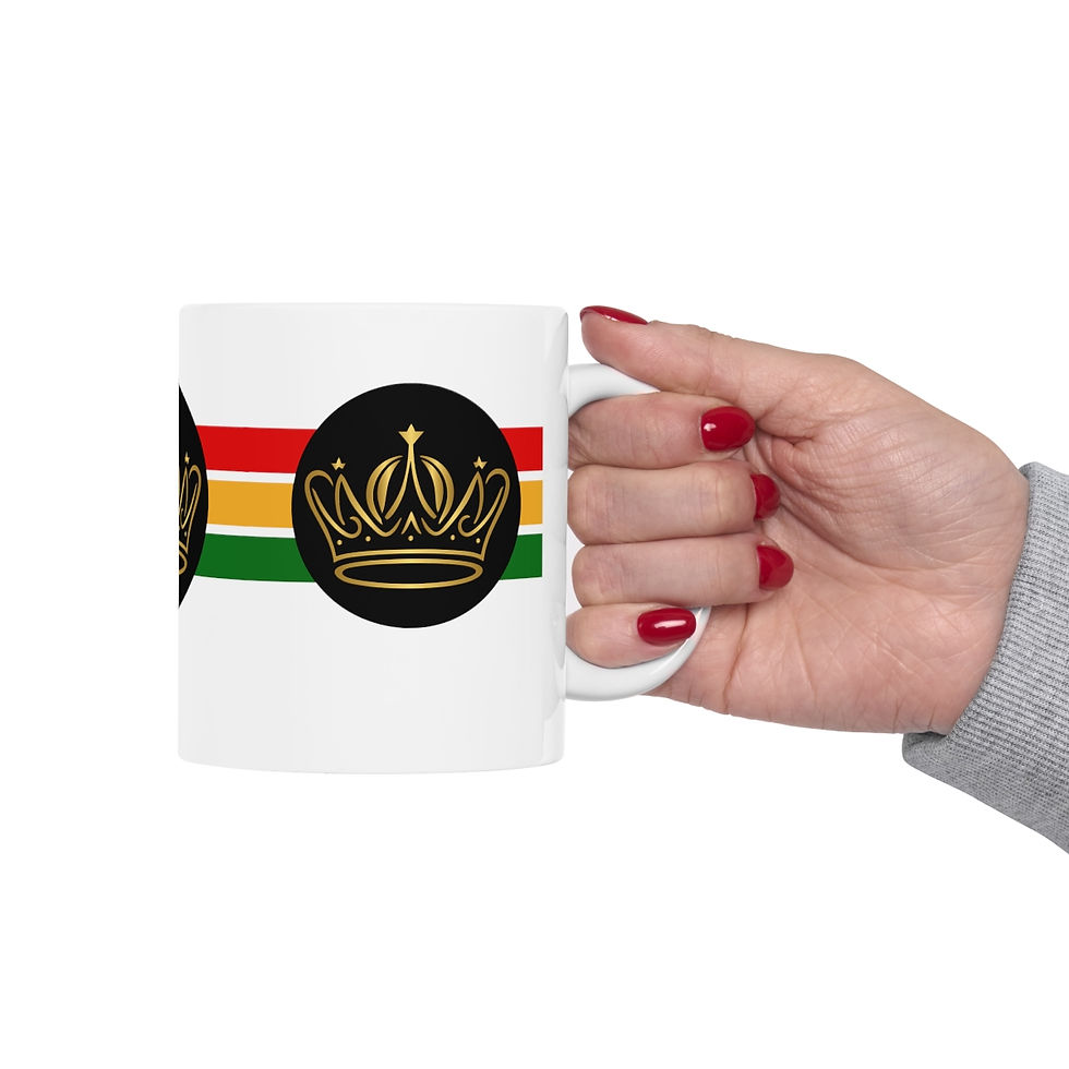 Thumbnail: Sports Game King No Word 11oz White Ceramic Beverage Mug Decorative Art