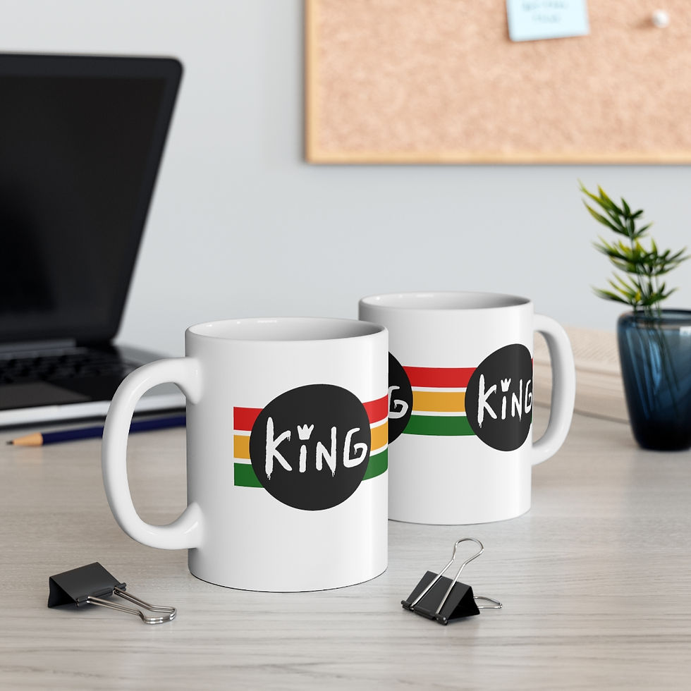 Thumbnail: Game King No Word 11oz White Ceramic Beverage Mug Decorative Art
