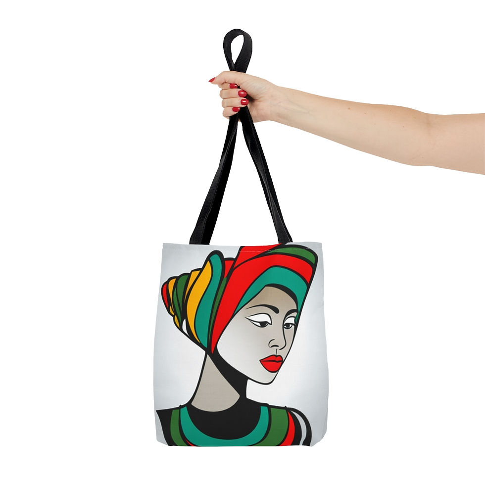 Thumbnail: African Cultural Designs #22 Decorative Tote 100% Polyester Sublimination