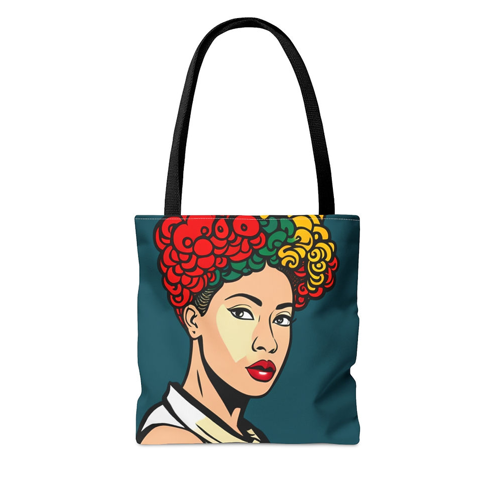 Thumbnail: African Cultural Designs #24 Decorative Tote 100% Polyester Sublimination