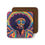 Thumbnail: Retro 60's Psychedelic #40 Hardboard Back AI-Enhanced Beverage Coasters
