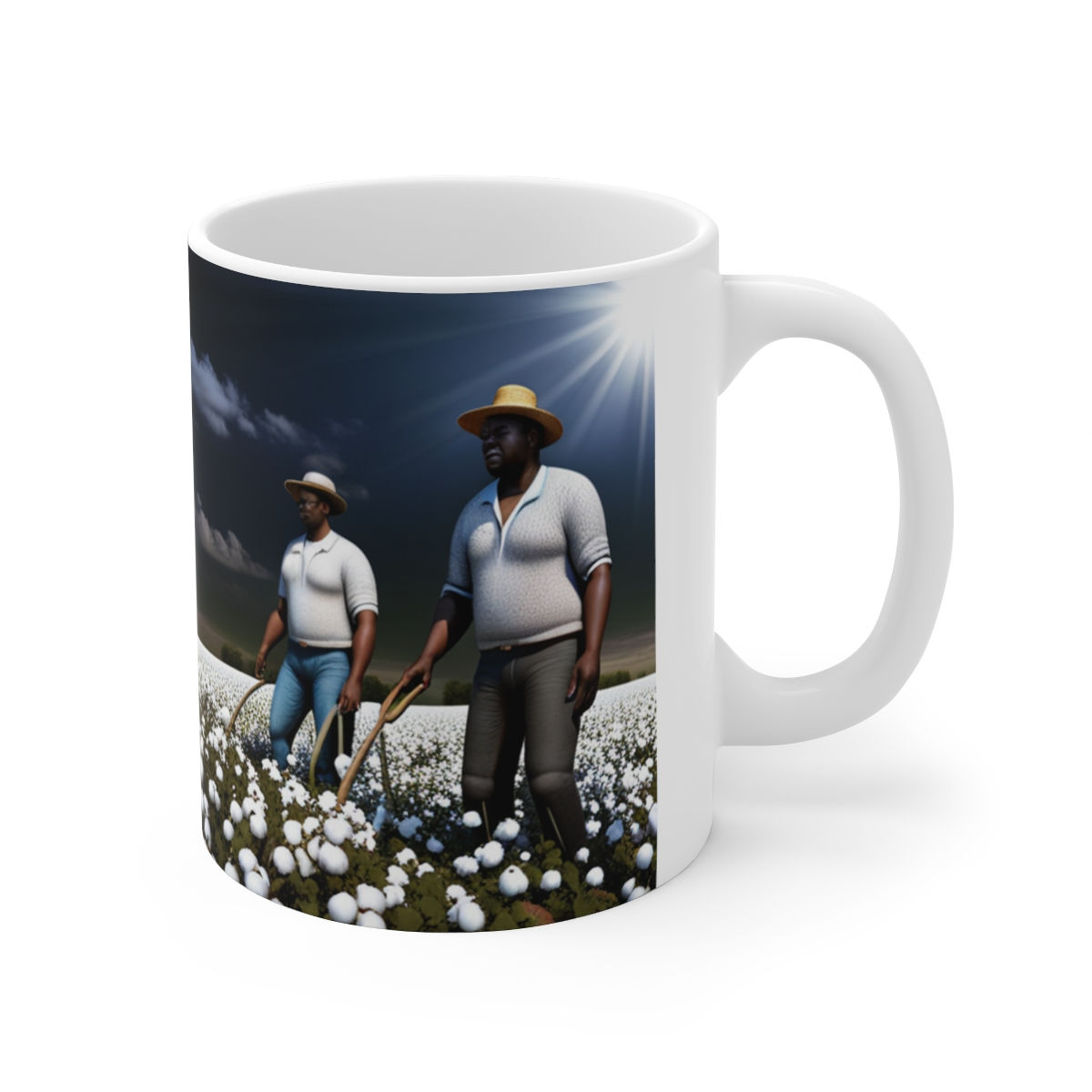 Cultural Southern Sharecropping Hot Sun #4 11oz Ceramic Coffee Mug