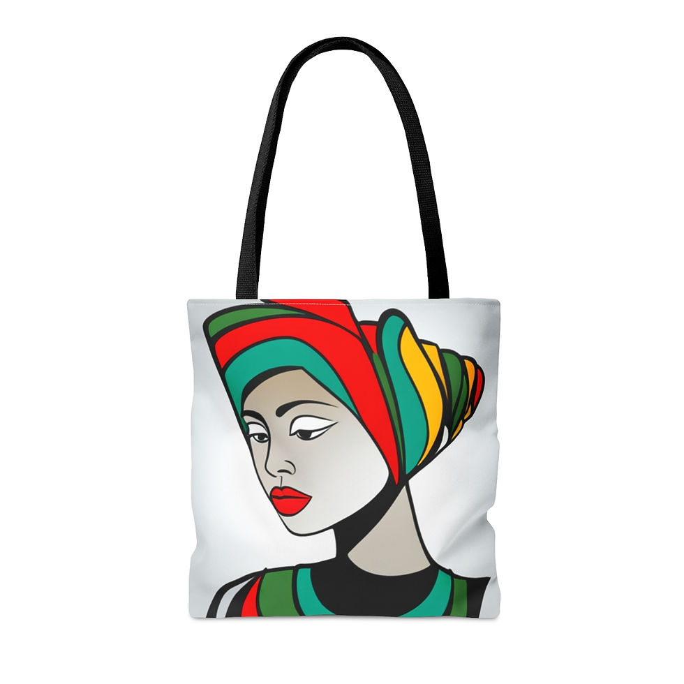 Thumbnail: African Cultural Designs #22 Decorative Tote 100% Polyester Sublimination