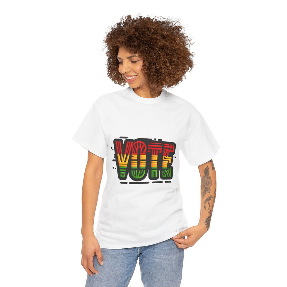 Thumbnail: Reggae Vote Neon Sign Election Freedom Stand for Liberty, Justice, and Democracy