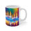 Thumbnail: Happy Birthday Candles #4 Ceramic 11oz Mug AI- Unique Artwork