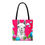 Thumbnail: Llama Pink Skies #2 Tote Bag AI Artwork 100% Polyester