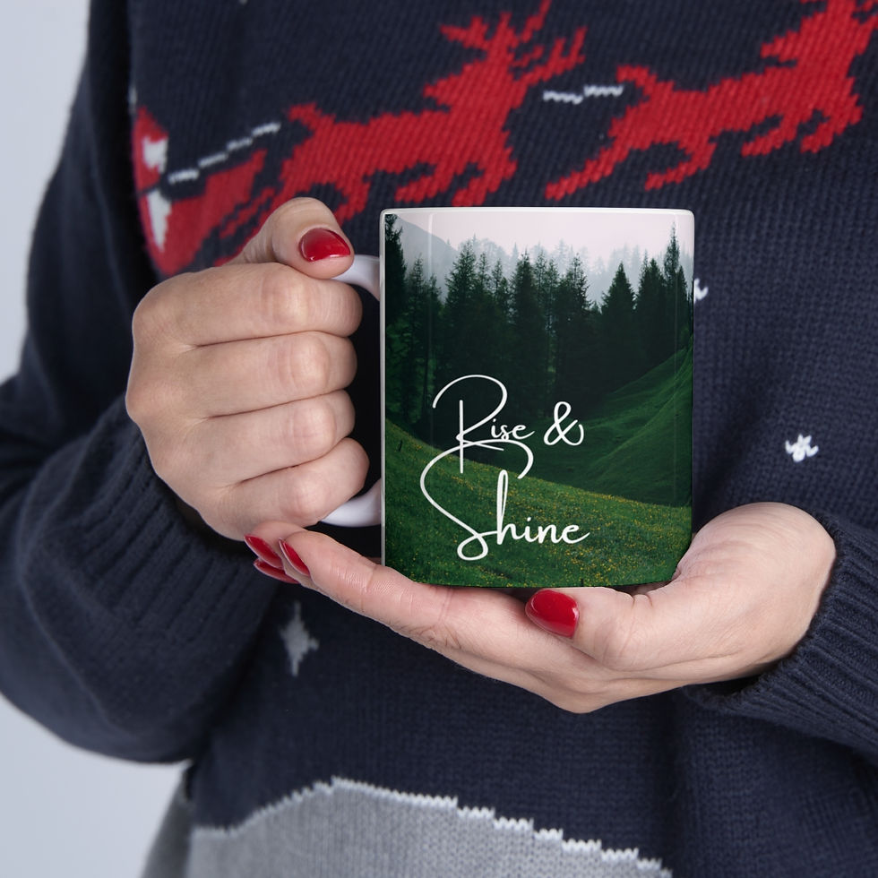 Thumbnail: Rise and Shine #35 Ceramic 11oz Decorative Coffee Mug