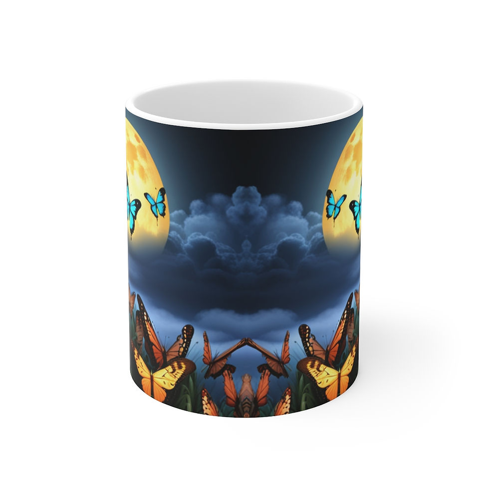 Thumbnail: Lunar Moon Fantasy Art #11 Ceramic Mug 11oz Unique Artwork