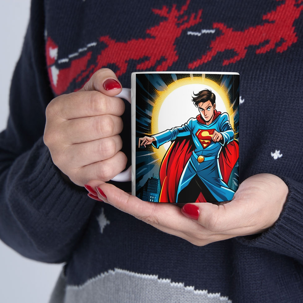 Thumbnail: My Mini Super Teenagers Fantasy Art #5 Ceramic Mug 11oz Unique Artwork