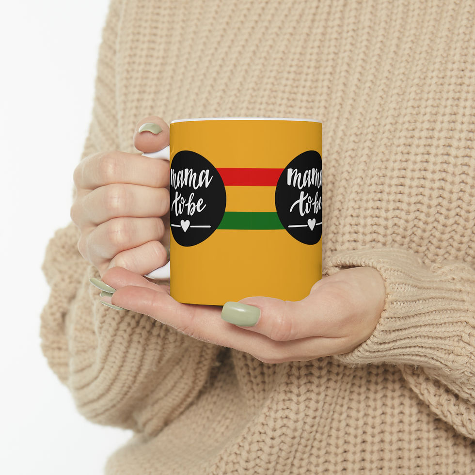 Thumbnail: Mama to Be 11oz Ceramic Beverage Mug Decorative Art