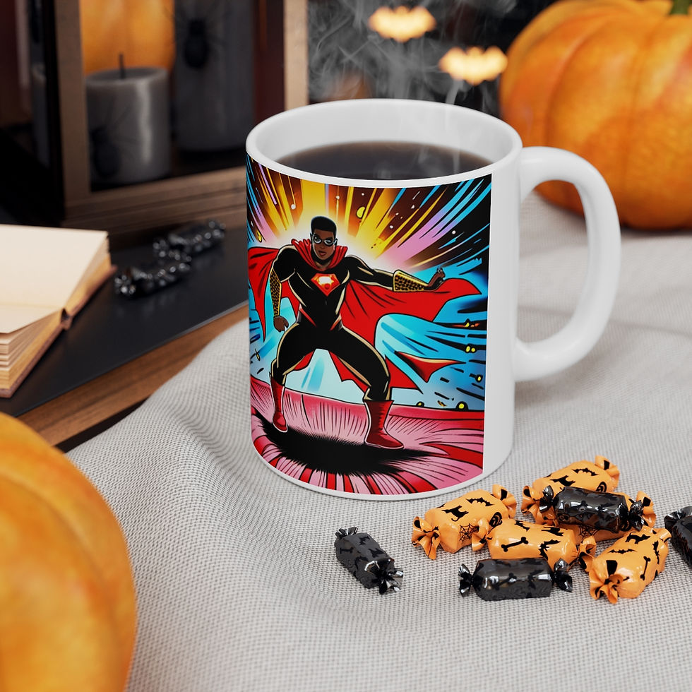 Thumbnail: My Mini Super Teenagers Fantasy Art #12 Ceramic Mug 11oz Unique Artwork