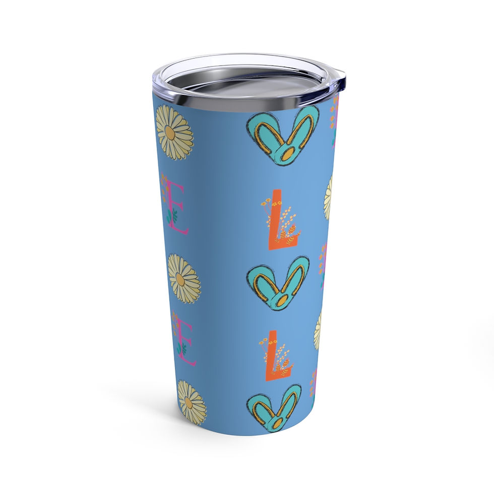 Thumbnail: Love and Fun in the Sun Beach Tumbler 20oz Stainless Steel