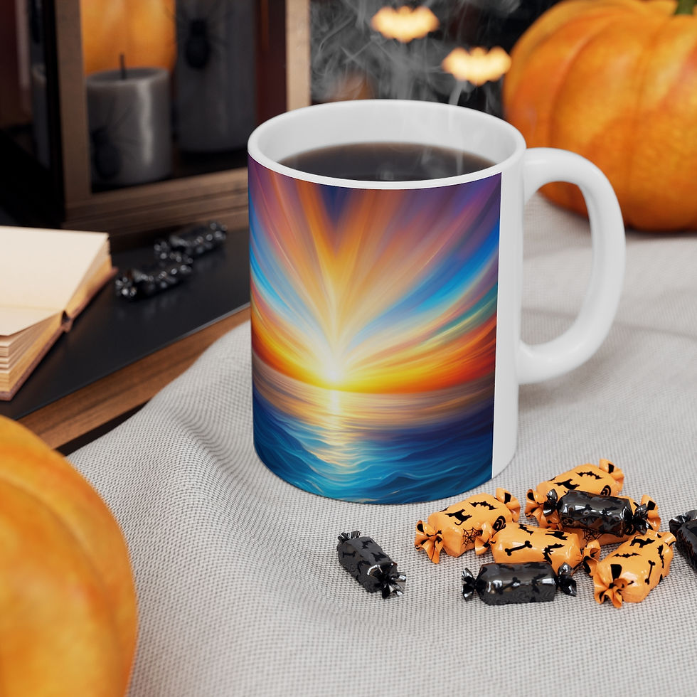 Thumbnail: There is Love in the Universe #3 Ceramic Mug 11oz Unique Artwork