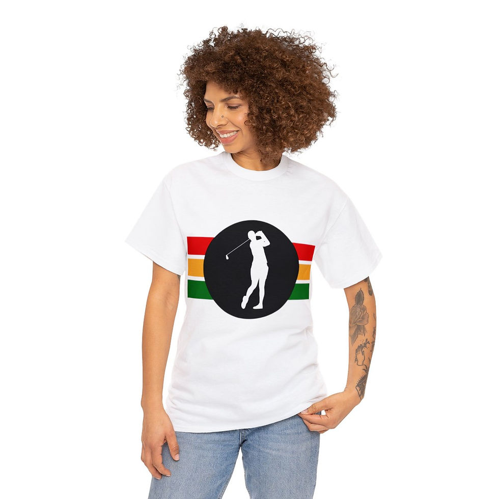 Thumbnail: Muse Wearable Sports Golf Swing Unisex Heavy Cotton Crewneck T-Shirt