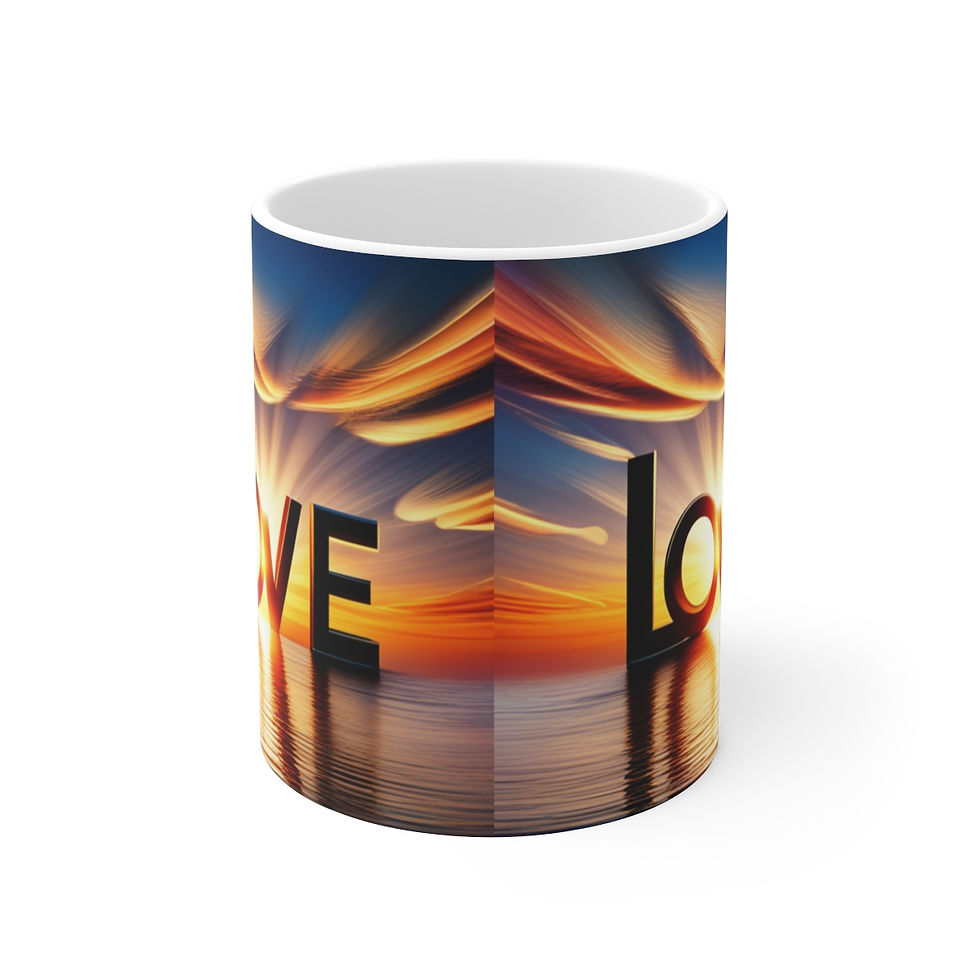 Thumbnail: There is Love in the Universe #1 Ceramic Mug 11oz Unique Artwork