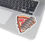 Thumbnail: Leaning Tower of Pisa Pizza Slice Foodie Vinyl Stickers, Laptop, Journal, #21
