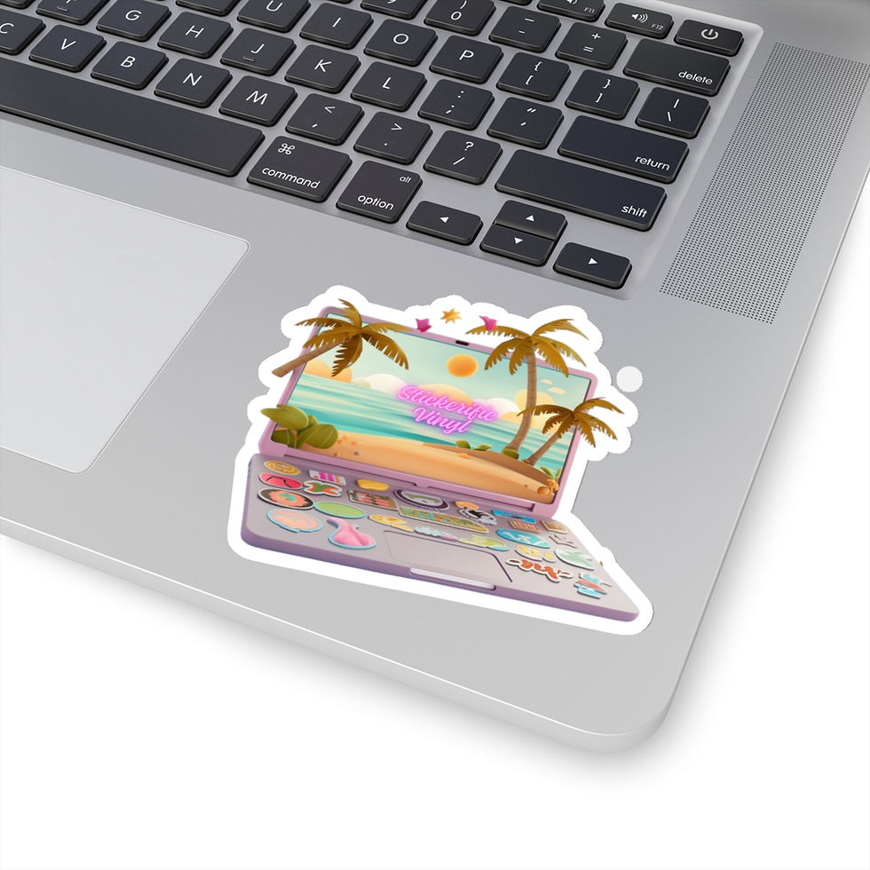 Thumbnail: Funny Laptop Vinyl Stickers, Laptop covered with stickers, Diary, Journal #6