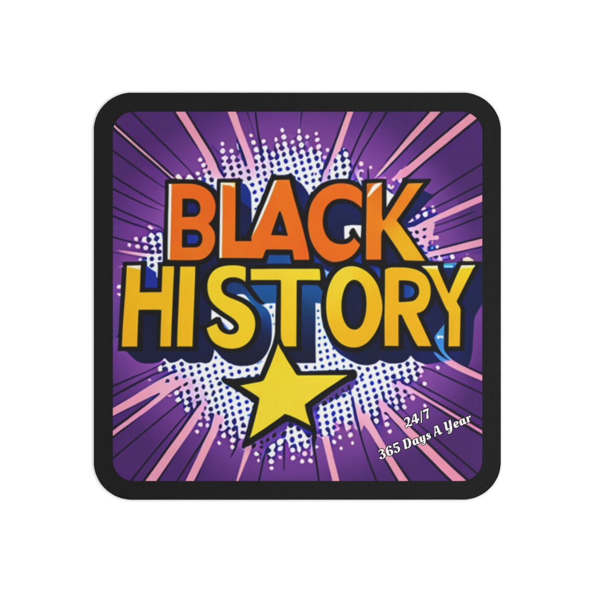 Cultural Black History Coasters Set of 50 pcs 100 pcs Pulp Board