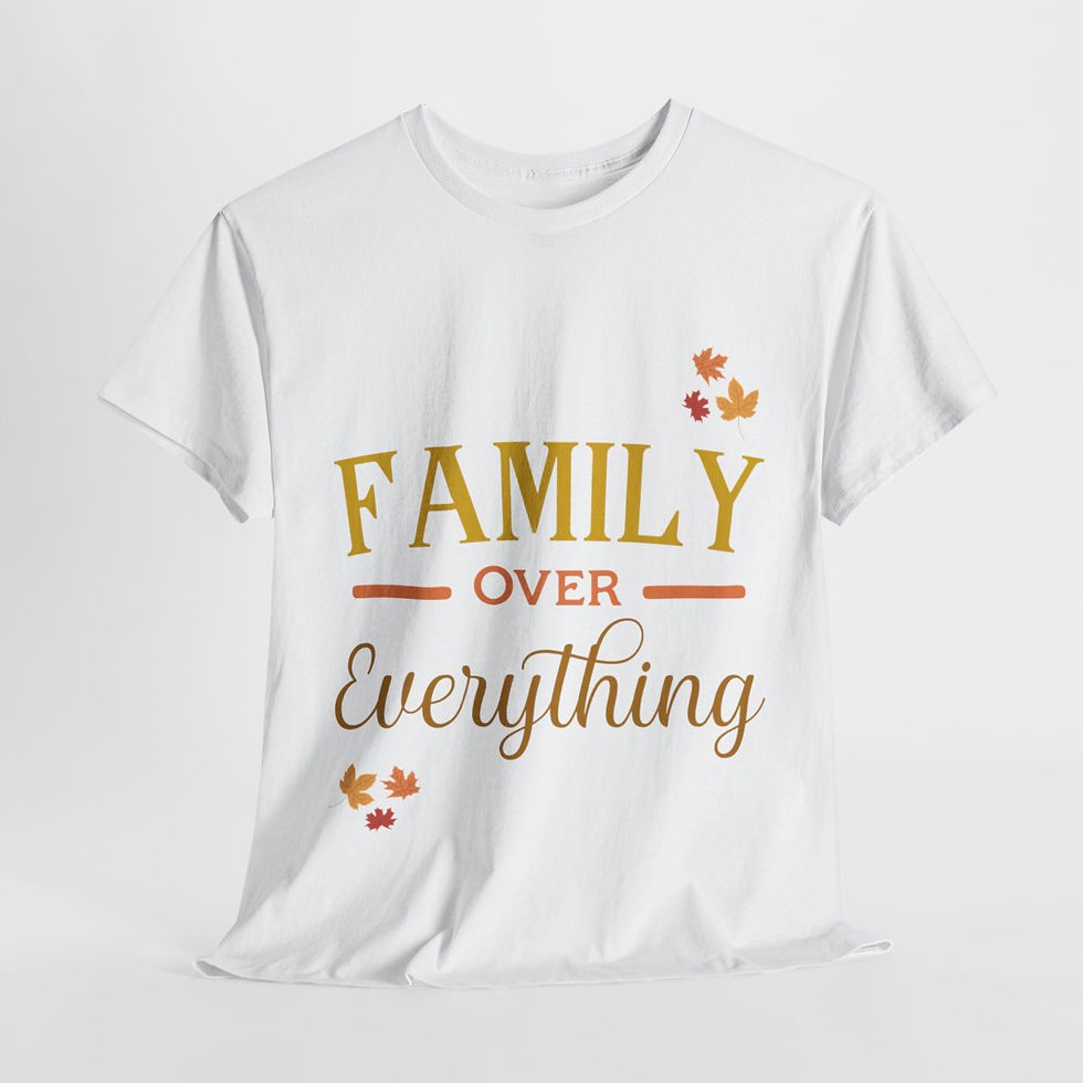 Thumbnail: Fall Family Over Everything Unisex Tee