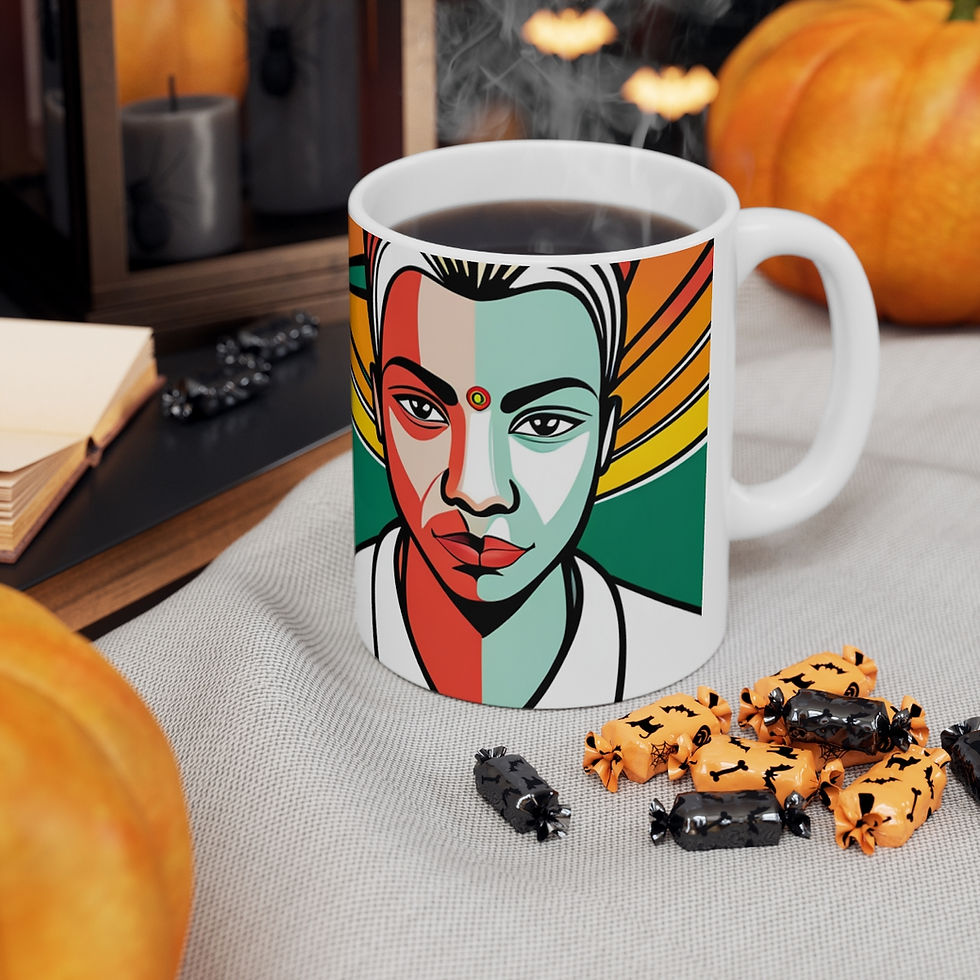 Thumbnail: African Cultural Designs Reflections #2 11oz Decorative Coffee Mug