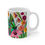 Thumbnail: October Tourmaline Birthday Fairies & Butterflies #1 11oz Ceramic Coffee Mug