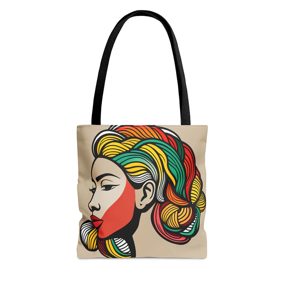 Thumbnail: African Cultural Designs #20 Decorative Tote 100% Polyester Sublimination
