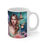 Thumbnail: June Opal Birthday Fairies & Butterflies #3 Decorative 11oz Ceramic Coffee Mug