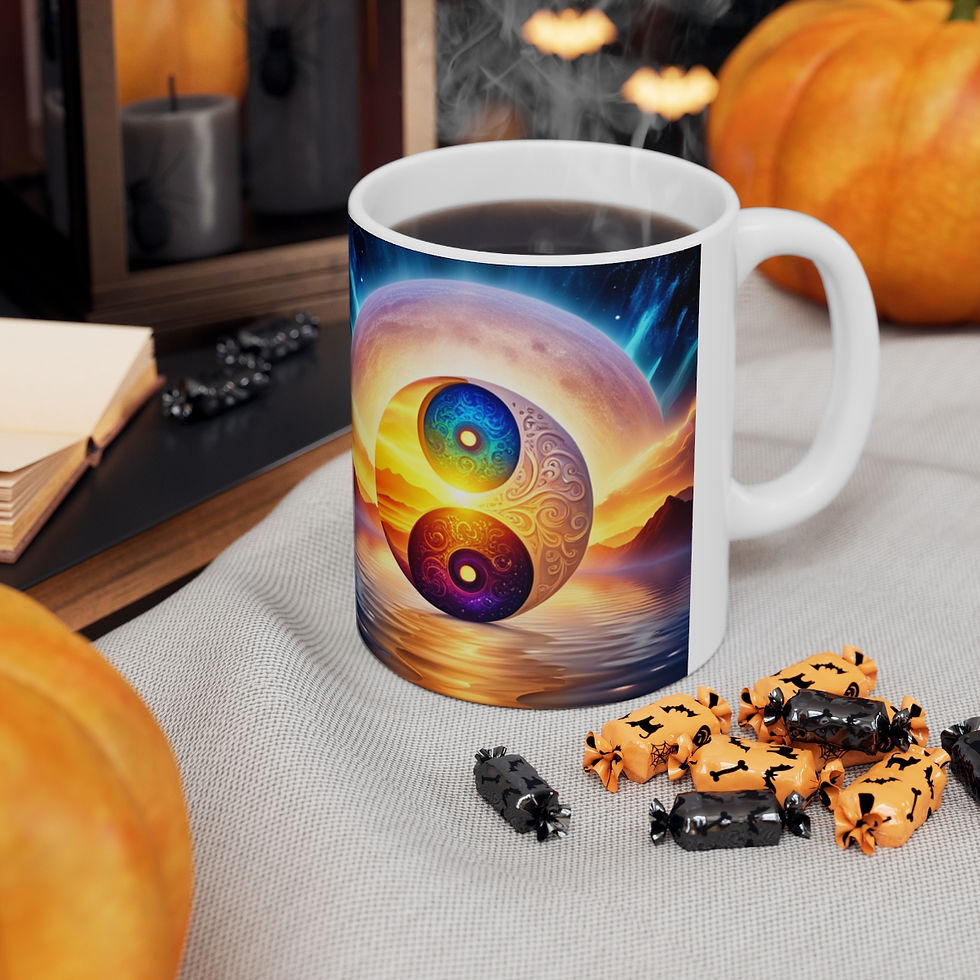 Thumbnail: In all her Infinite Beauty Illusion #3 Decorative 11oz Ceramic Coffee Mug