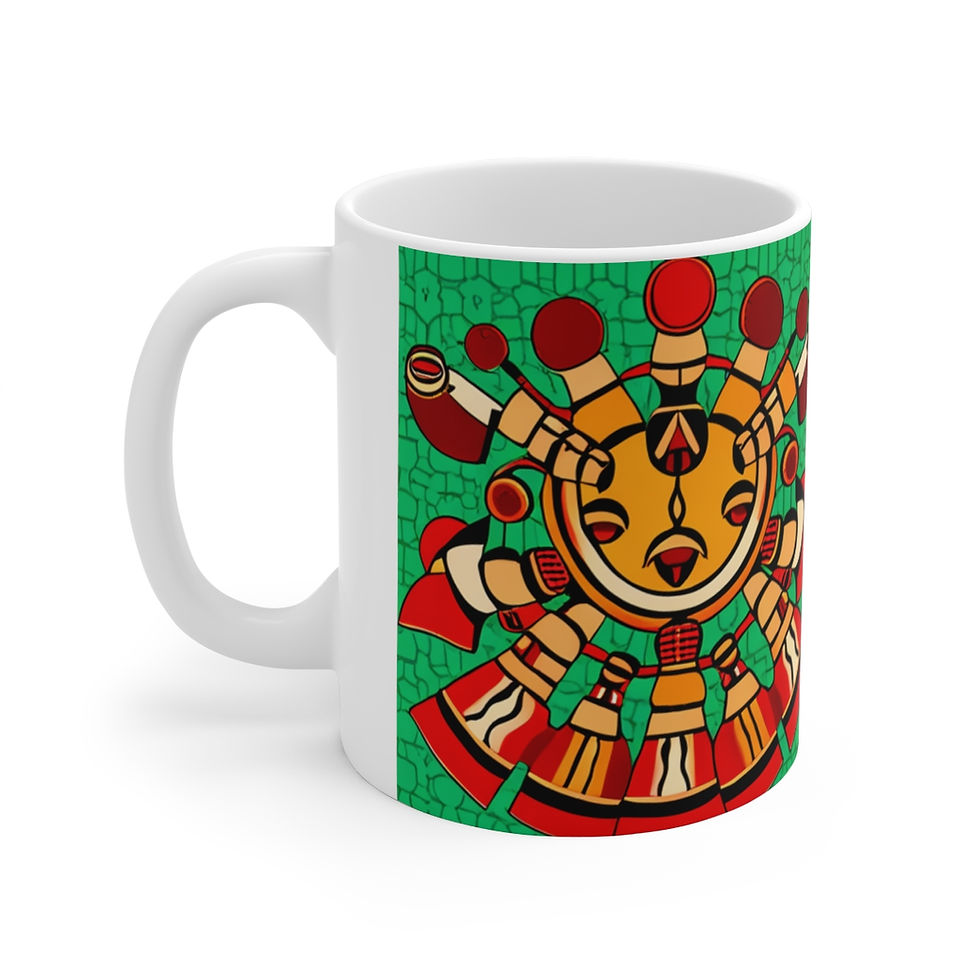 Thumbnail: Cultural Holiday Kwanzaa Celebration 11oz Ceramic Coffee Mug Decorative #1