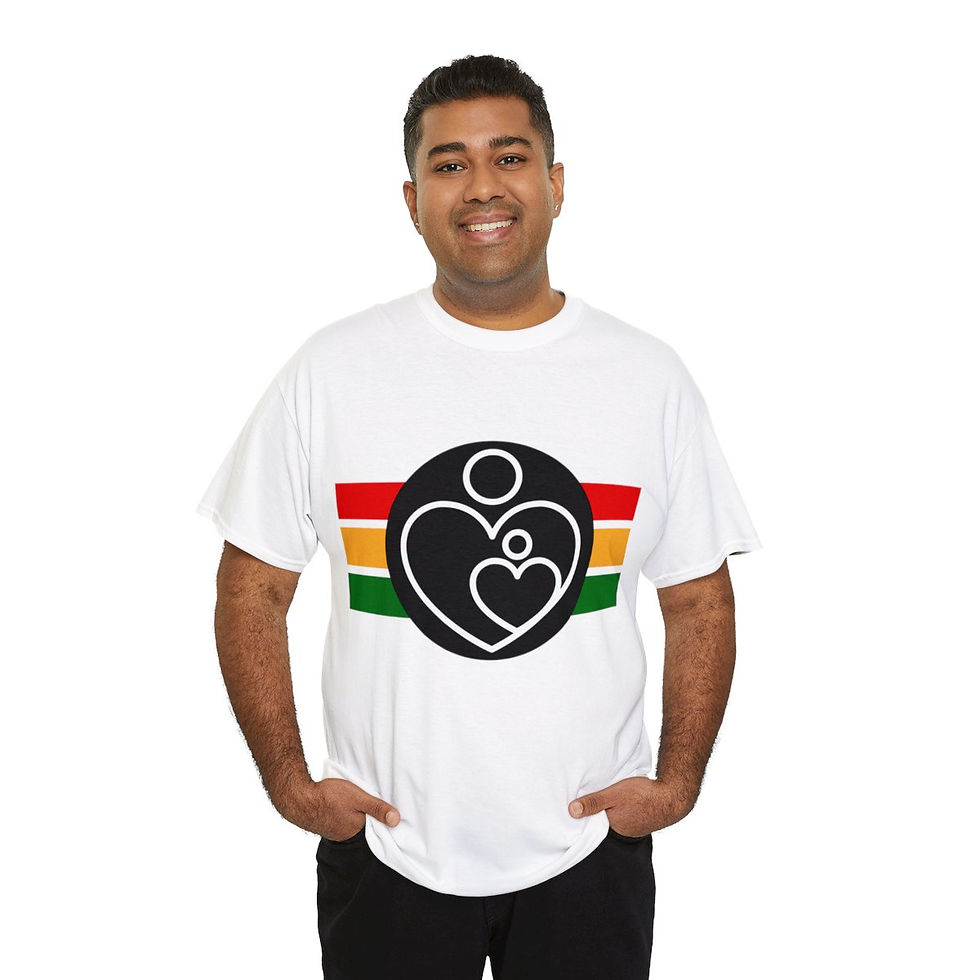 Thumbnail: Muse Wearable Mother Love Mother's Day Unisex Heavy Cotton Crewneck T-Shirt