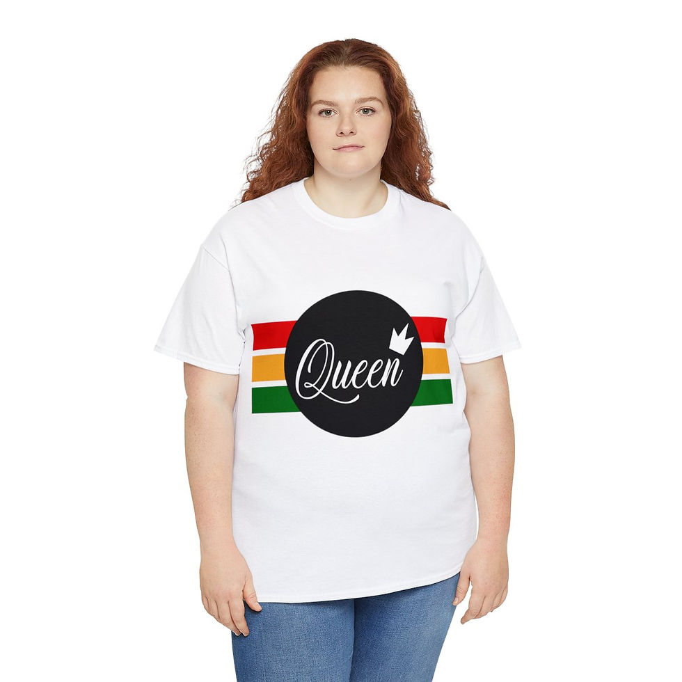 Thumbnail: Muse Wearable Sports The Queen Unisex Heavy Cotton Crewneck T-Shirt