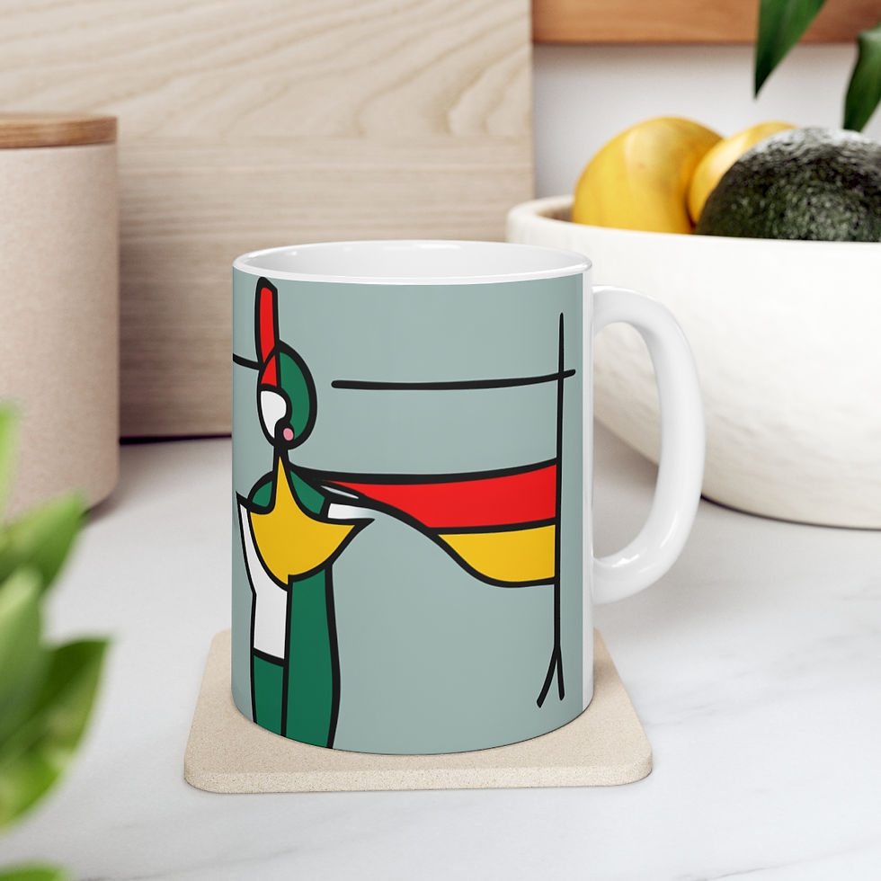 Thumbnail: African Cultural Designs Solo Dance #5 11oz Decorative Coffee Mug