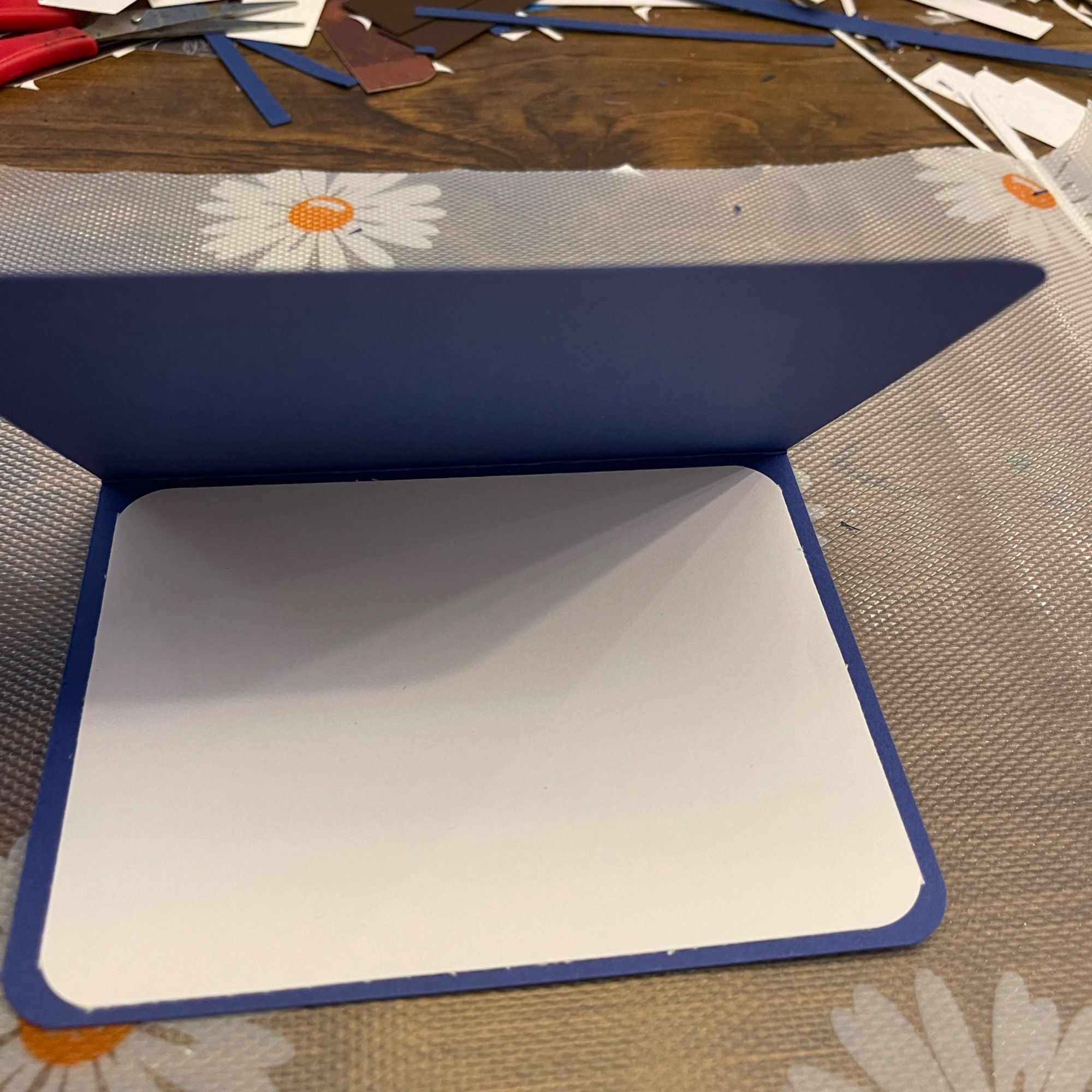 Peacock Blues Unique Handmade Greeting Cards Notecards