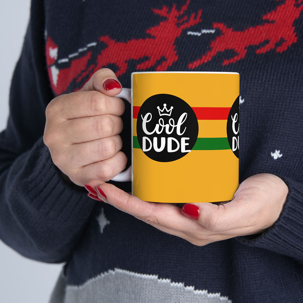 Thumbnail: Cool Dude 11oz Ceramic Beverage Mug Decorative Art