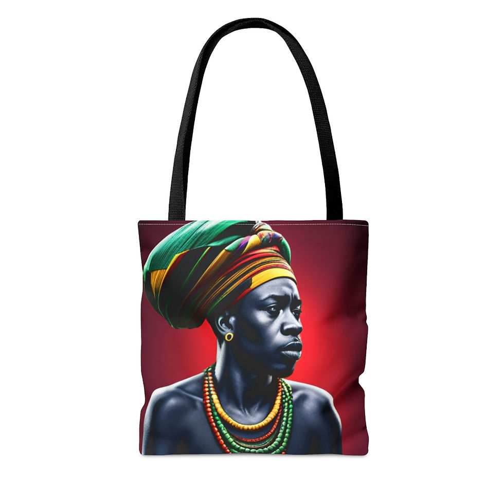 Thumbnail: African Cultural Designs #7 Decorative Tote 100% Polyester Sublimination