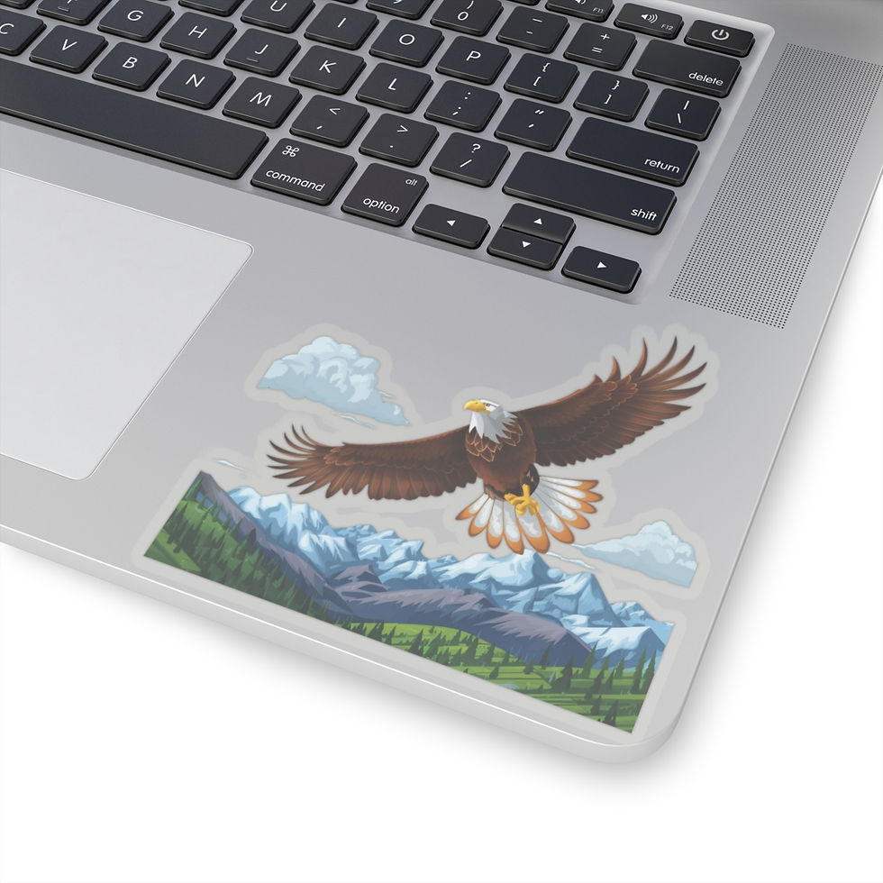 Thumbnail: Self-Love Eagles Fly Motivational Vinyl Stickers, Laptop, Diary Journal #10