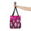 Thumbnail: Faces Charming Pink Heart Collection #16 Tote 100% Polyester Sublimination