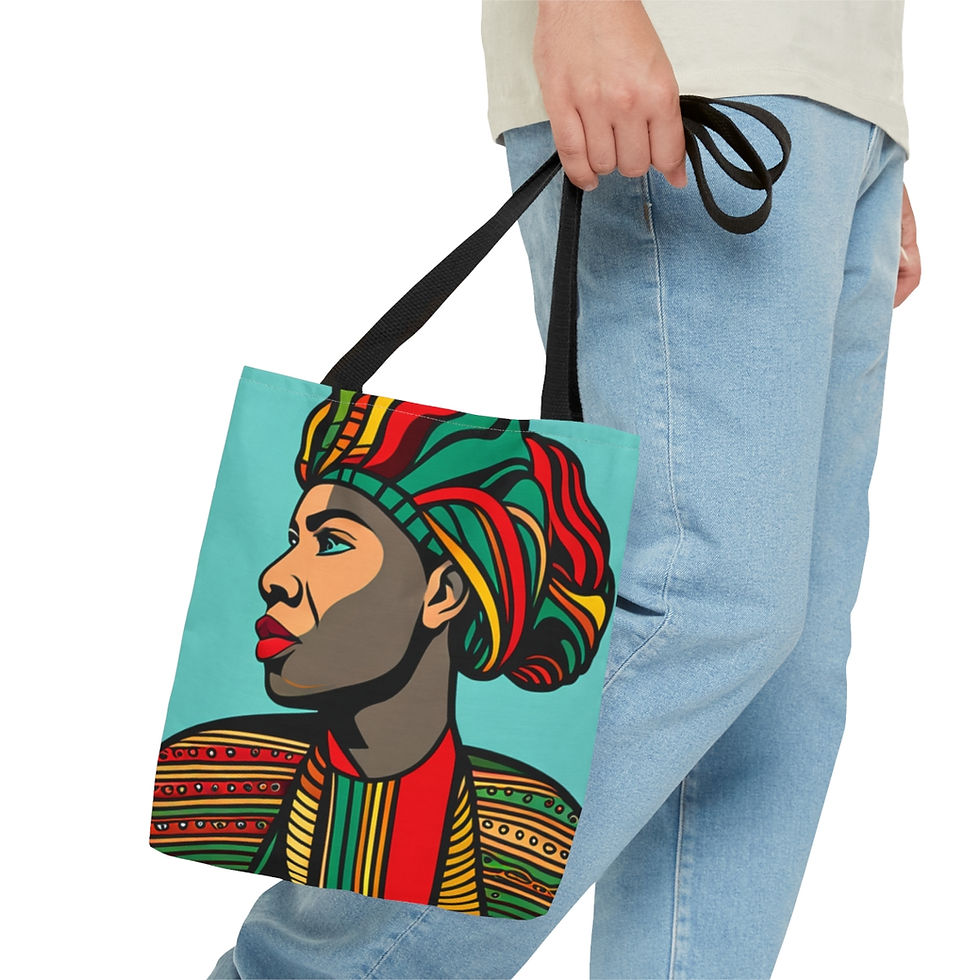 Thumbnail: African Cultural Designs #25 Decorative Tote 100% Polyester Sublimination