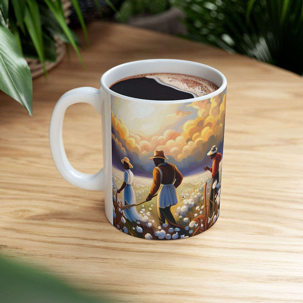 Thumbnail: Cultural Southern Sharecropping Hot Sun #10 11oz Ceramic Coffee Mug
