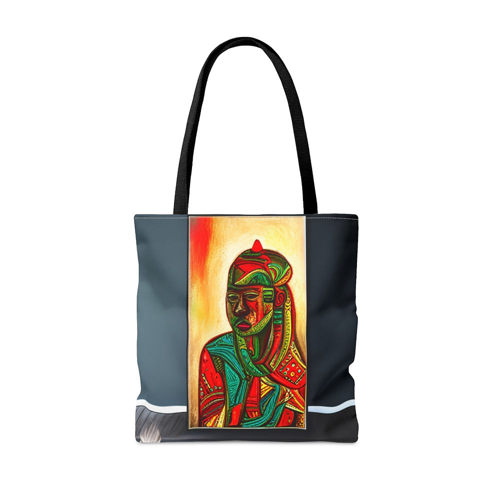 Thumbnail: African Cultural Designs #3 Decorative Tote 100% Polyester Sublimination