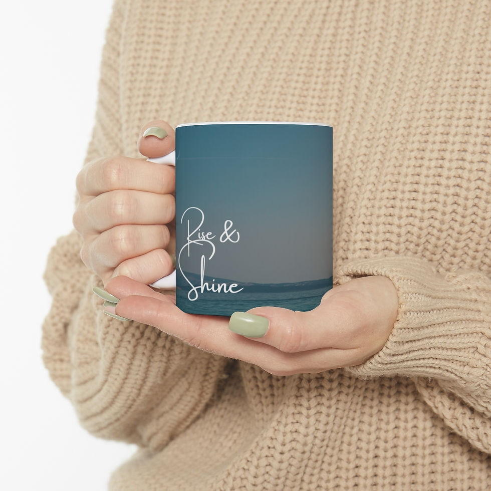 Thumbnail: Rise and Shine #4 Ceramic 11oz Decorative Coffee Mug