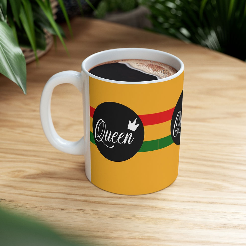 Thumbnail: Game Queen No Word 11oz Ceramic Beverage Mug Decorative Art