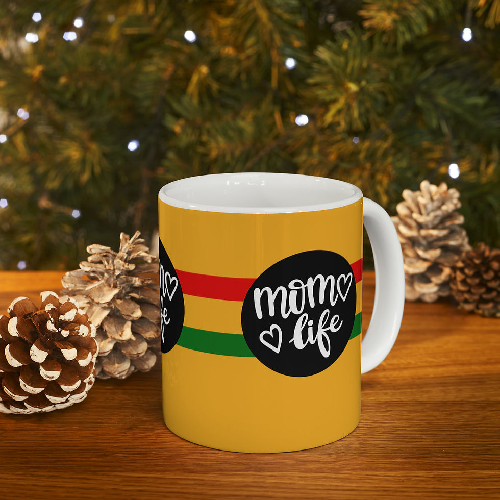 Thumbnail: Mom Life 11oz Ceramic Beverage Mug Decorative Art