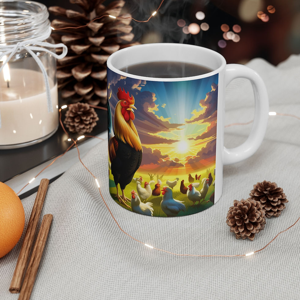 Thumbnail: Rise and Shine #45 Ceramic 11oz Decorative Coffee Mug