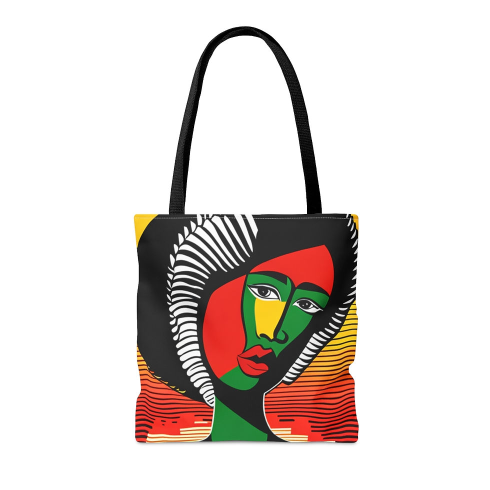 Thumbnail: African Cultural Designs #27 Decorative Tote 100% Polyester Sublimination