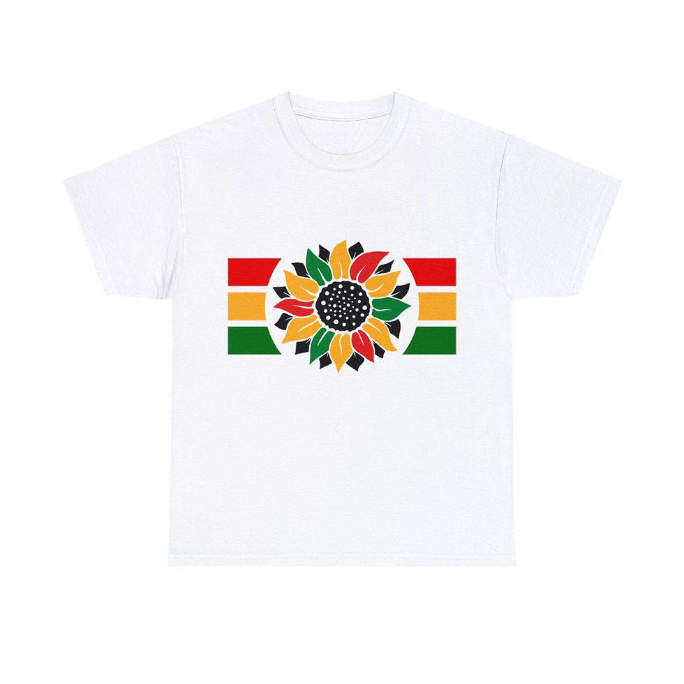 Thumbnail: Muse Wearable Floral Mother's Day Unisex Heavy Cotton Crewneck T-Shirt