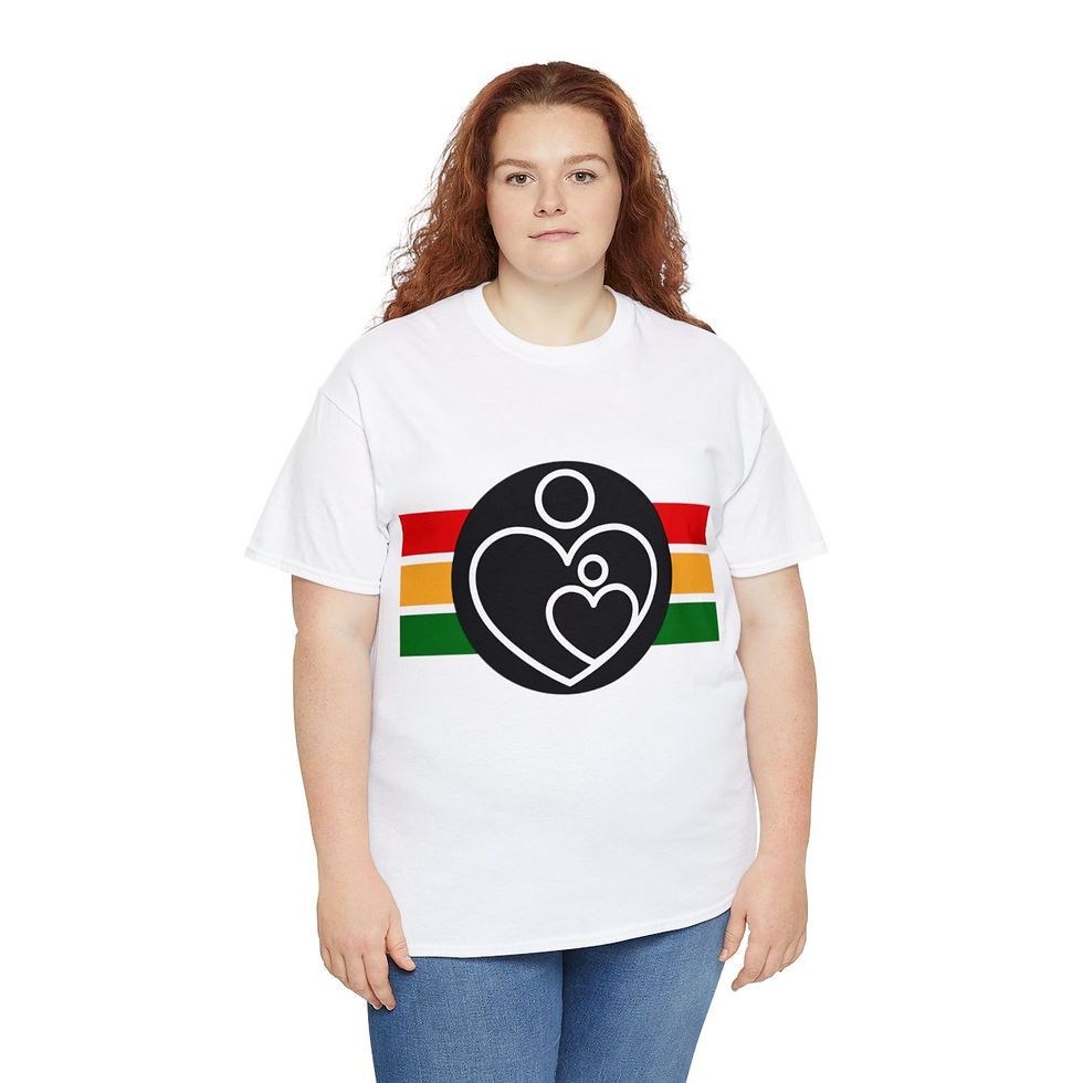 Thumbnail: Muse Wearable Mother Love Mother's Day Unisex Heavy Cotton Crewneck T-Shirt