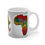 Thumbnail: African Cultural Designs Continent Map #5 11oz Ceramic Coffee Mug
